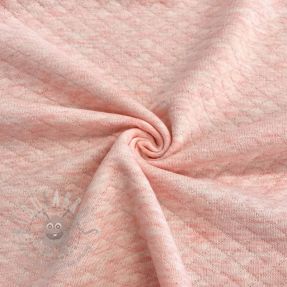 Material textil pentru trening matlasat rose melange