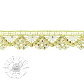 Panglică Diamond white