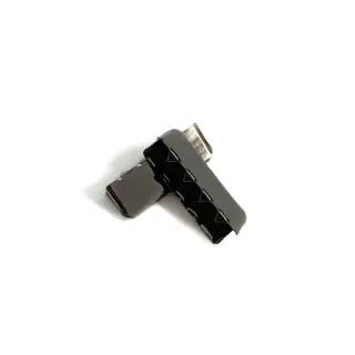 Terminație metalică 25 mm anthracite