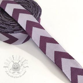 Panglică Chevron purple