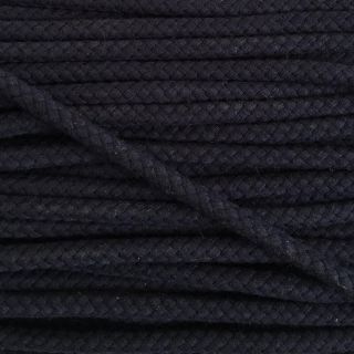 Șnur din bumbac 8 mm dark blue
