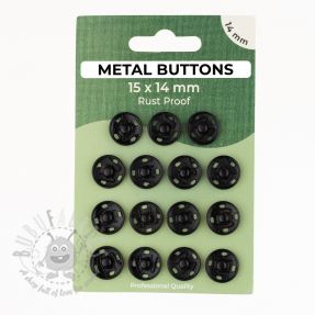 Capsă METAL 14 mm black