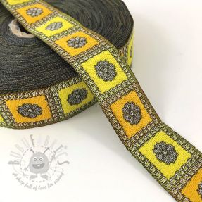 Jacquard Square yellow