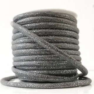 Șnur din imitație piele întoarsă Luxe grey