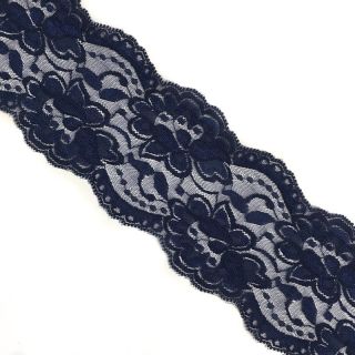 Dantelă Blossom dark blue