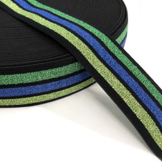 Elastic neted 4 MULTI green cobalt