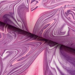 Țesătură decorativă Liquid Paint purple digital print