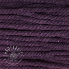 Șnur răsucit din bumbac 12 mm purple