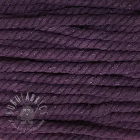 Șnur răsucit din bumbac 12 mm purple