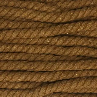 Șnur răsucit din bumbac 12 mm brown