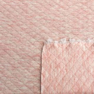 Material textil pentru trening matlasat rose melange