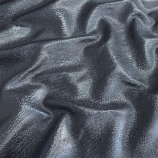 Sweat fabric FOIL dark blue