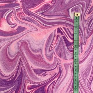 Țesătură decorativă Liquid Paint purple digital print
