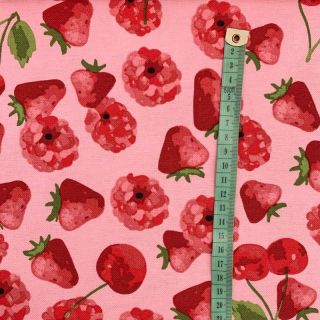 Țesătură decorativă Strawberries premium