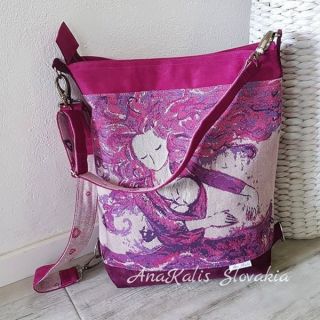 Imitație de piele întoarsă ALASKA fuchsia/amethyste