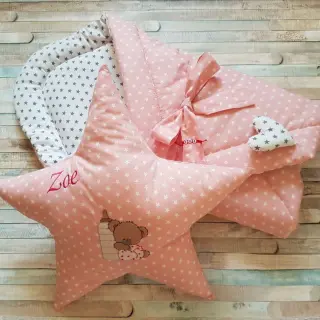 Țesătură din bumbac Petit stars mint