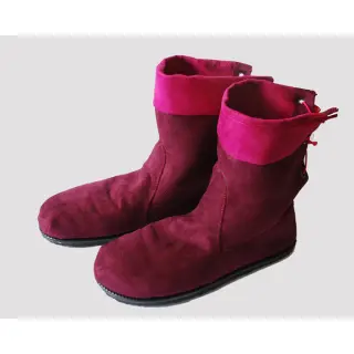 Imitație de piele întoarsă ALASKA fuchsia/amethyste
