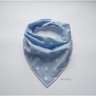 Țesătură din bumbac Petit stars light blue