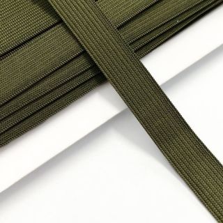 Elastic plat 15 mm camo green