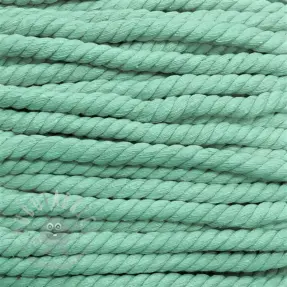 Șnur răsucit din bumbac 12 mm mint