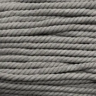 Șnur răsucit din bumbac 12 mm grey