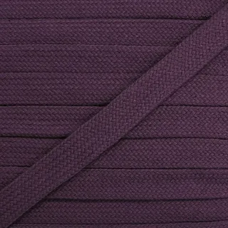 Șnur plat din bumbac 13 mm violet