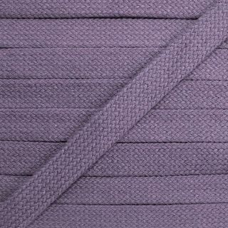 Șnur plat din bumbac 13 mm lavender