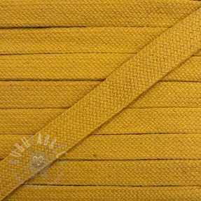 Șnur plat din bumbac 13 mm ochre