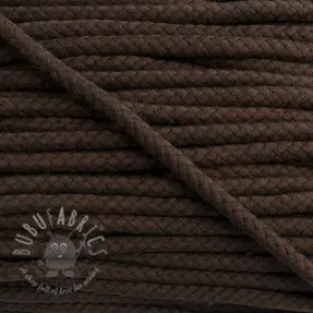 Șnur din bumbac 8 mm dark mocha