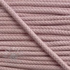 Șnur din bumbac 8 mm washed pink