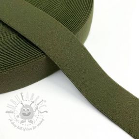 Elastic neted 3 cm camo green