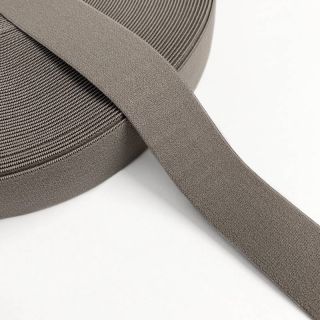 Elastic neted 3 cm dark taupe