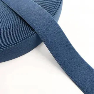 Elastic neted 3 cm dark jeans