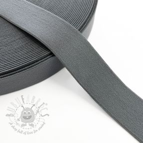 Elastic neted 3 cm dark grey