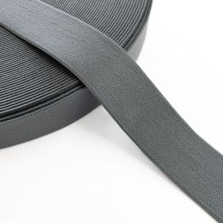 Elastic neted 3 cm dark grey