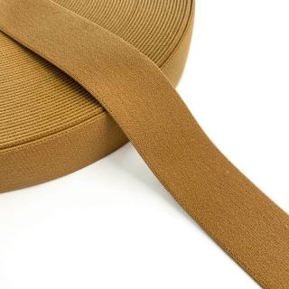 Elastic neted 3 cm dark camel