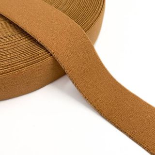 Elastic neted 3 cm cognac