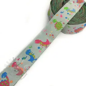 Panglică Little dragon grey