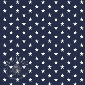 Țesătură din bumbac Petit stars navy