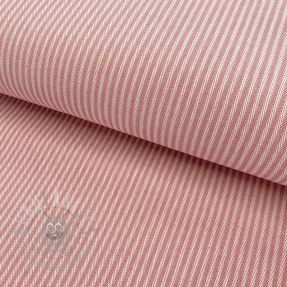 Țesătură decorativă DOBBY Colored stripe blush