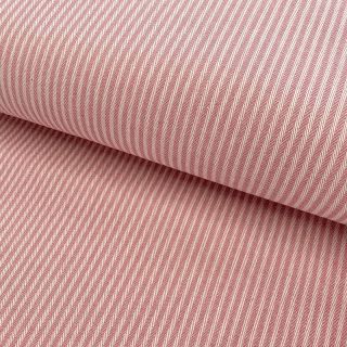 Țesătură decorativă DOBBY Colored stripe blush
