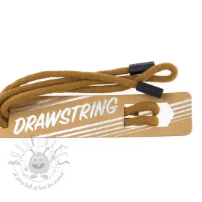 Șnur pentru glugă cu capete 115 cm HEAD1 dark camel