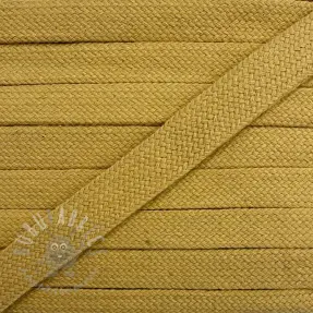 Șnur plat din bumbac 13 mm camel