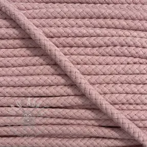 Șnur din bumbac 8 mm old pink