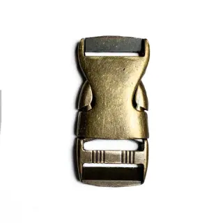 Cataramă trident metalică 25 mm messing