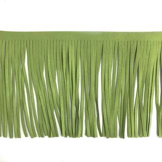 Franjuri 12 cm suede lime