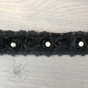 Bordură tulle black