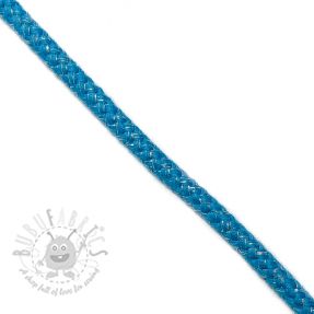 Șnur din lurex 10 mm aqua