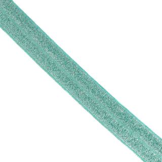 Bandă elastică strălucitoare 20 mm dark mint