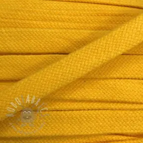 Șnur plat din bumbac 15 mm yellow